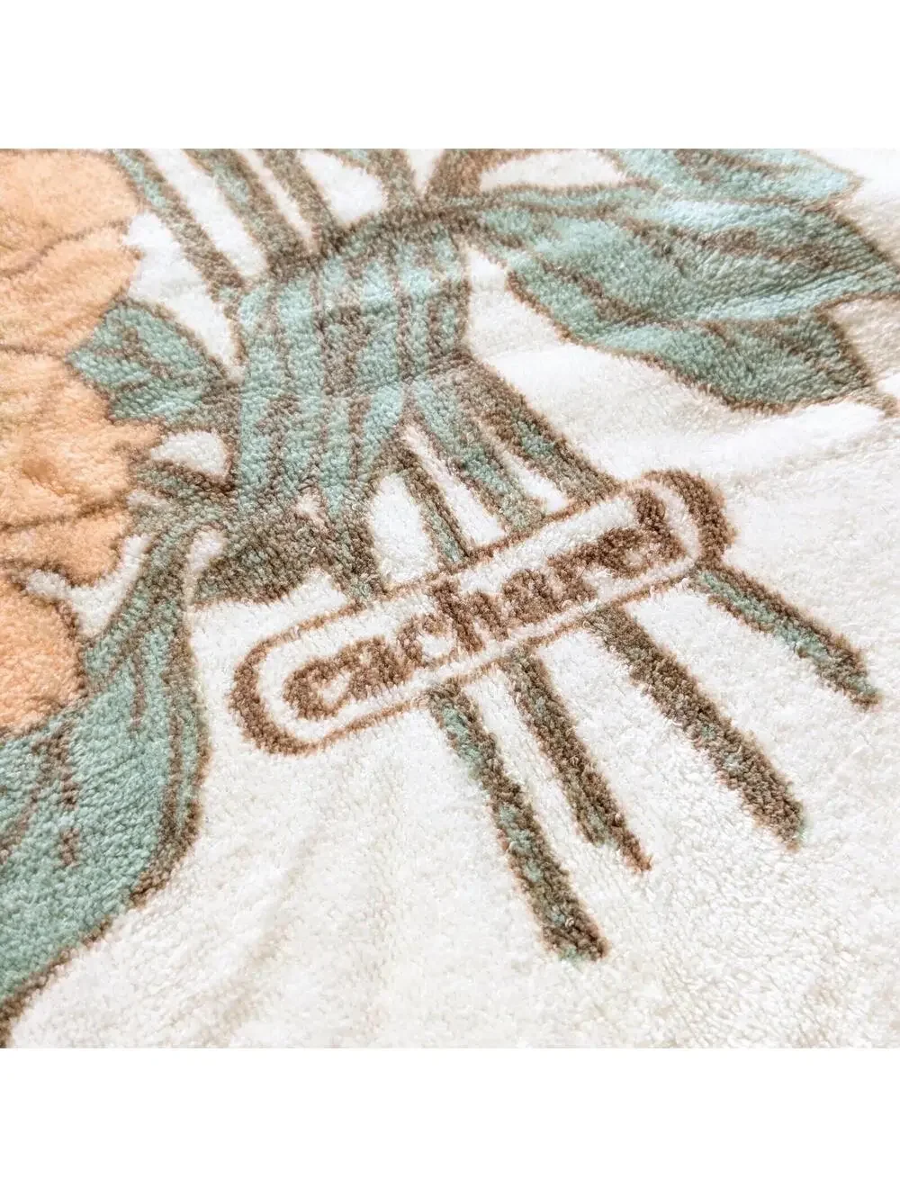 1978 Vintage Cacharel Floral Hand Towel - Anais Anais - Bath Towels